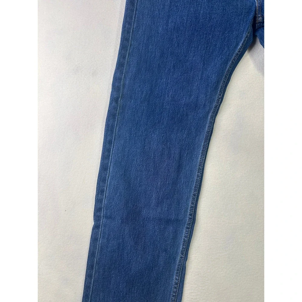 Levis 505 Mens Regular Fit Straight Leg Jeans‎ Medium Wash Blue Denim 34x30